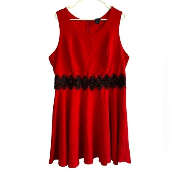 Rue21+ Plus Size Red dress • Size:  1X • Used - Picture 1 of 4